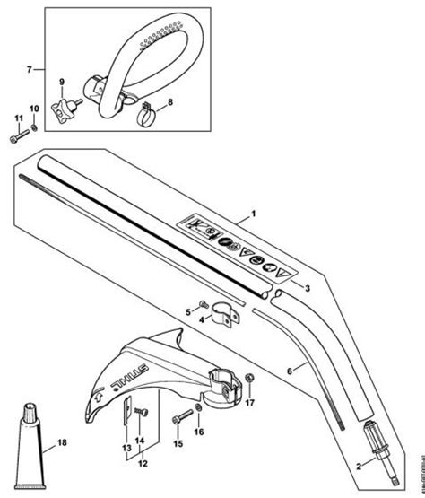 Stihl Fs Drive Tube Handle Lawn Turfcare Machinery Parts