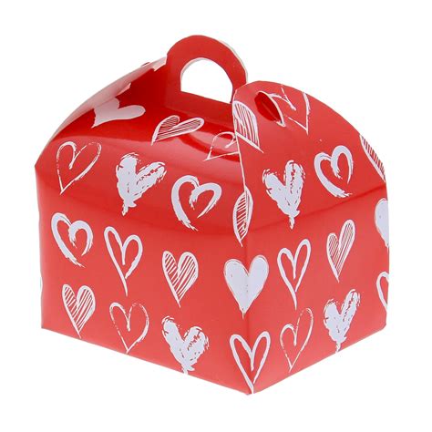 Sweetbox with handle 250 gr. "Tingy" hearts - Pralibon