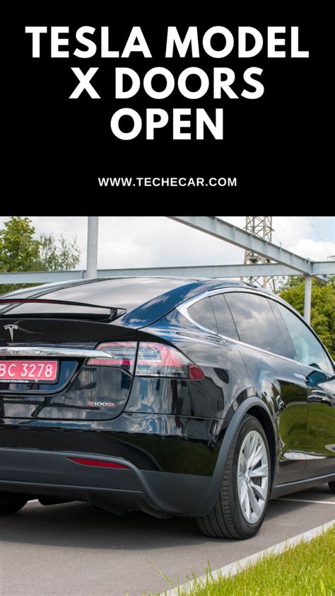 Tesla Model X Doors Open Techecar