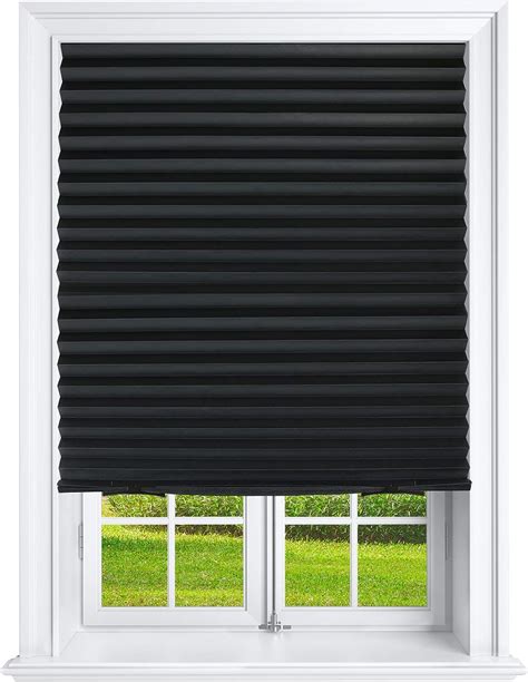 Estilo Persianas Negras Para Ventana Persianas De Papel Plisadas Para