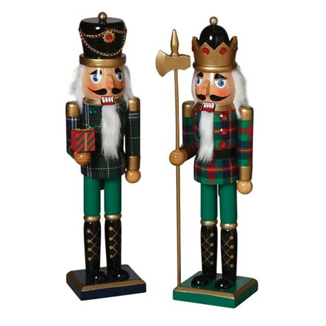 Assorted Traditional Nutcrackers Set Of 2