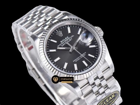 Rolex Datejust Clean Factory Siyah Kadran Mm Jubile Eta