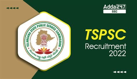 Tspsc Recruitment 2023