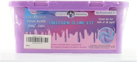 Original Stationery Unicorn Slime Kit Supplies Stuff For Girls Making