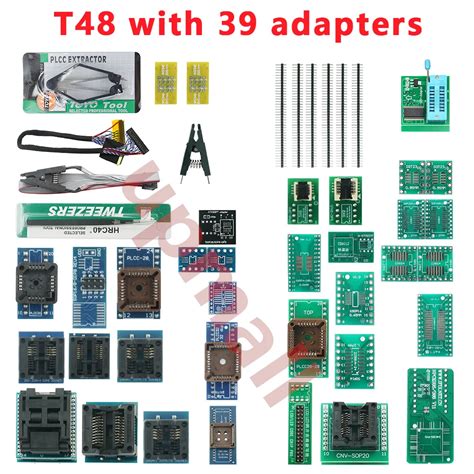 XGECU New 39 Item T48 TL866 3G Programmer Support 28000 ICs For SPI Nor