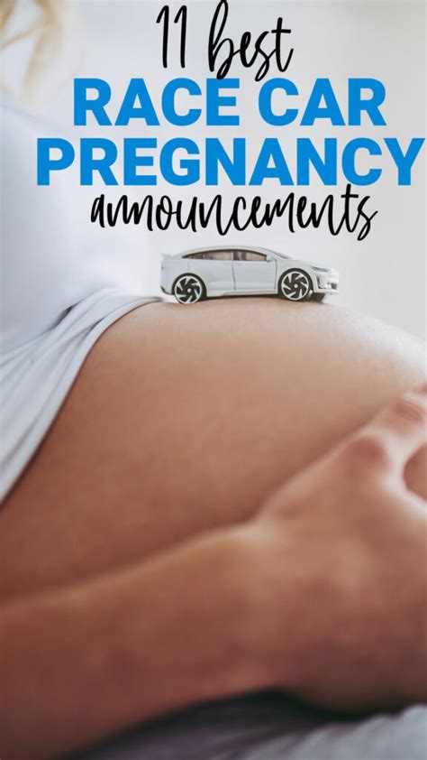 Race Car Pregnancy Announcement Ideas