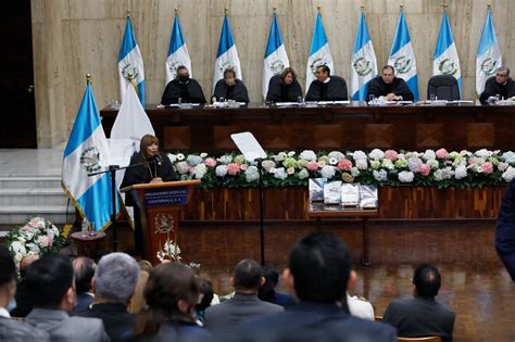 Presentan Memoria De Labores 2021 2022 Del Organismo Judicial Y Corte