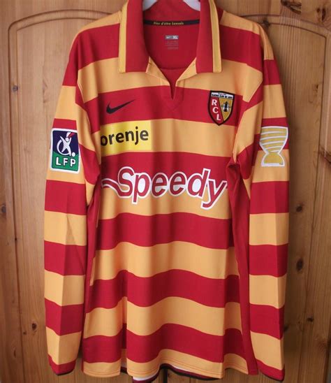 Lens Home Football Shirt 2007 2008