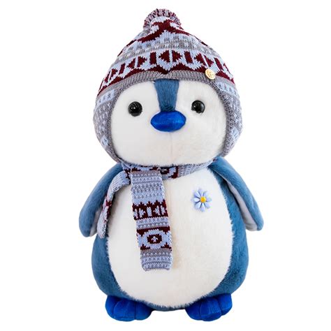 Pudcoco Cute Penguin Stuffed Animal Penguin Plush Toy For Boys And