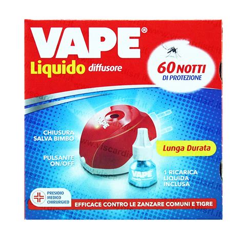 VAPE ELETTROEMANATORE LIQUIDO SPINA RICARICA