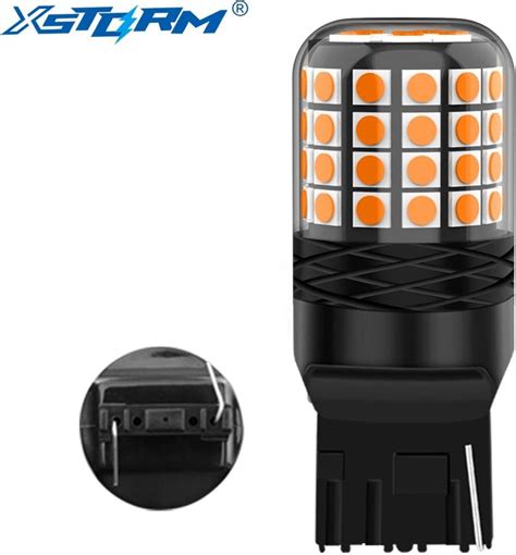 Żarowka samochodowa Xstorm Żarówka W21W Wy21W T20 Led Pomarańczowa ...