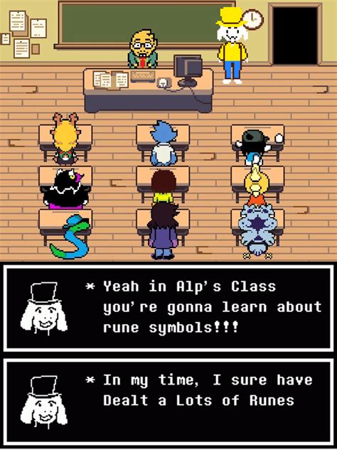 Mandela Effect Do You Remember Jackson Dr Alphy S Goofy Teacher Assistant From Deltarune I