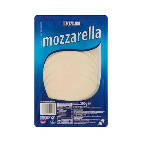 Precio En Mercadona De Queso Mozzarella Hacendado Lonchas Paquete