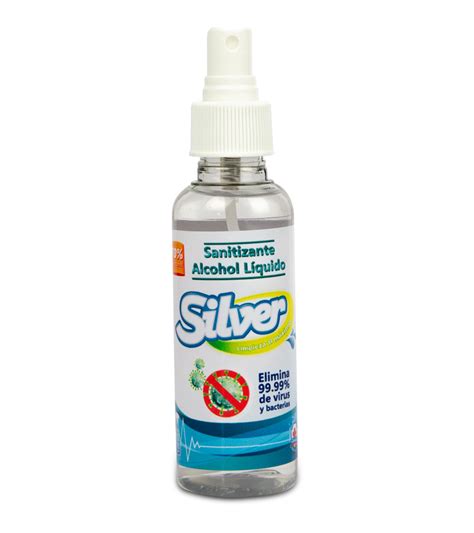 Sanitizante Alcohol Liquido Al En Spray Silver Ml Disdel S