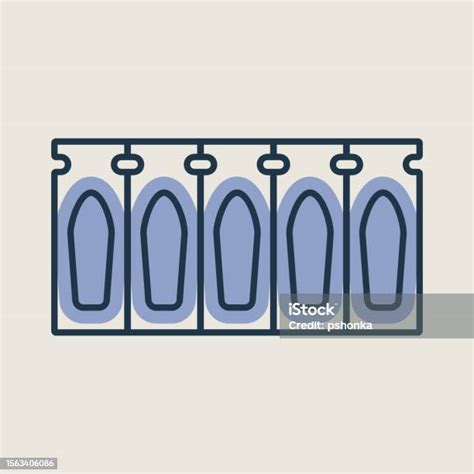 Rectal Suppository Package Vector Isolated Icon Stock Illustration