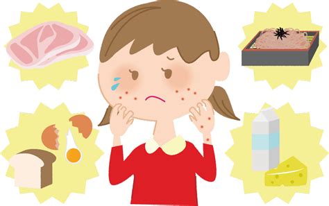[フリーイラスト] 食物アレルギーの女の子でアハ体験 - GAHAG | 著作権フリー写真・イラスト素材集