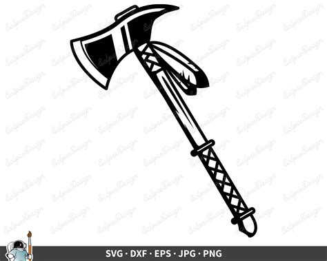 Hatchet SVG Tomahawk Vector Axe Clipart Hatchet Cricut Hatchet Etsy