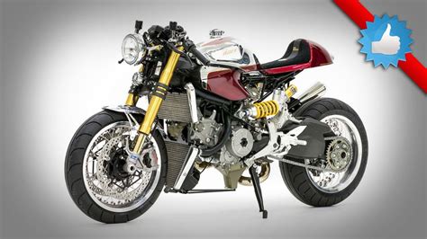 2014 Ducati 1199 Panigale S Cafe Racer Retro Superbike Youtube