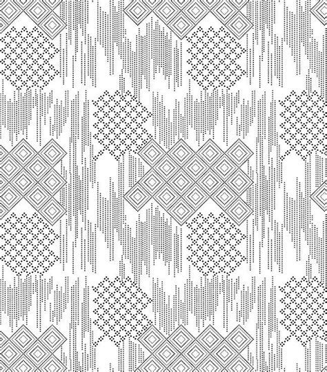 Geometric Pattern Fabric Crafts