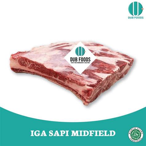 Jual Iga Sapi Shortrib Impor Premium Midfield Daging Tebal 1 Kg Di