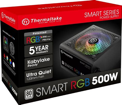 Thermaltake Smart RGB 500W PSU Non Modular Fan Hub Single Voltage