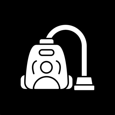 Vacuum Cleaner Glyph Inverted Icon Vector Art At Vecteezy