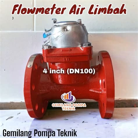 Jual Flowmeter Air Limbah Inch Water Meter Air Limbah Air Kotor