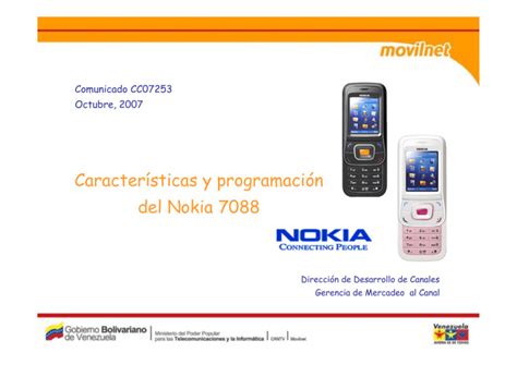 Caracter Sticas Y Programaci N Del Nokia