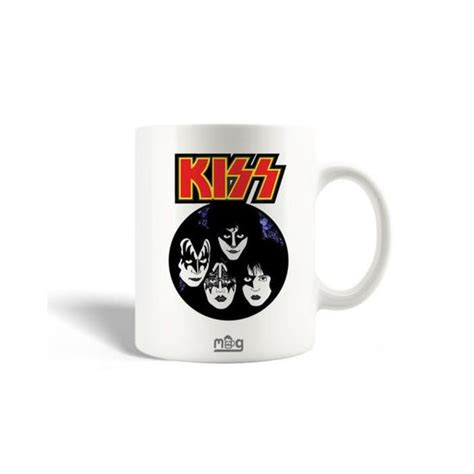 Mug En Céramique The Kiss Pop Rock Band Kiss Logo Rouge Cdiscount