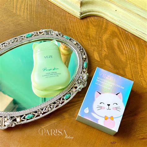 کرم مرطوب کننده دست گربه ای VEZE رنگ سبز - آرایشی و بهداشتی پریسا