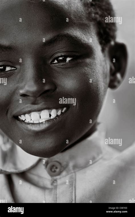 A Teenage Rwandan Boy Stock Photo Alamy