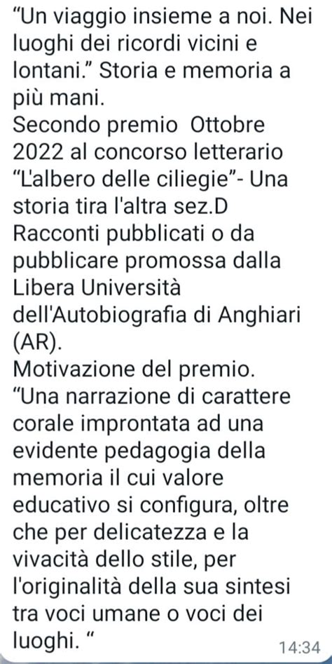 Il Libro UN VIAGGIO INSIEME A NOI Nei Luoghi Dei Ricordi Vicini E