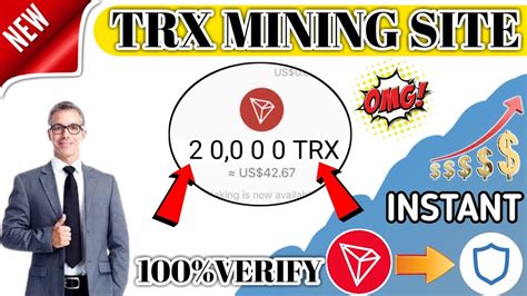 Tron Trx Mining Website 2023 How To Earn Free Trx Without