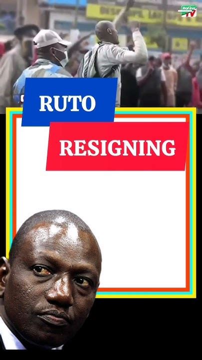 Ruto Must Resign If The Finance Bill Fails To Pass Youtube