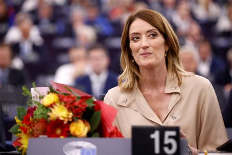 Roberta Metsola Re Elected President Of European Parliament