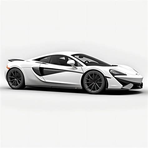 Premium Ai Image Car Isolated On White Background Mclaren S