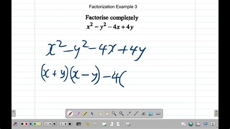 Factorization Example Csec Mathematics Youtube