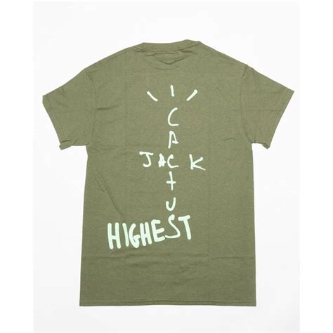 Travis Scott Travis Scott Jordan Cactus Jack Highest T Shirt Olive