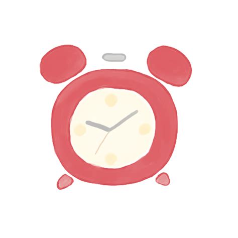 Red Alarm Clock Icon, PNG ClipArt Image | IconBug.com