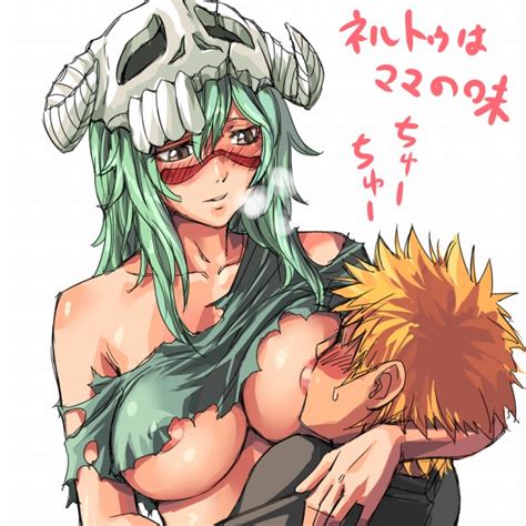 Kurosaki Ichigo And Nelliel Tu Odelschwanck Bleach Drawn By Mosha