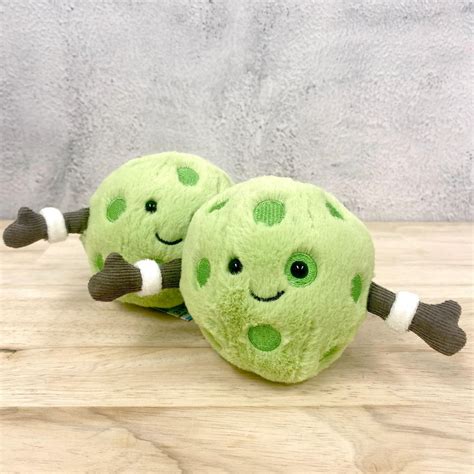 ใหม่ Jellycat กีฬา Pickleball Kawaii กีฬา Series ตุ๊กตาตกแต่งห้อง Plush