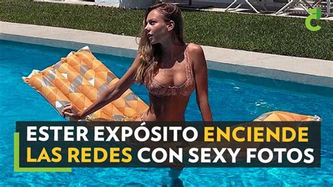 Ester Expósito enciende las redes sociales con sexy fotos