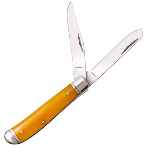 Barringtons Swords Cold Steel Knives Mini Trapper Yellow Bone Folder