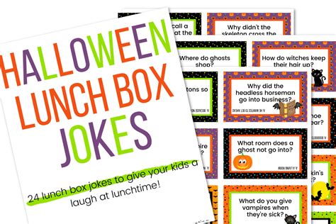 Free Halloween Lunch Box Jokes Printable [24 free joke cards ...