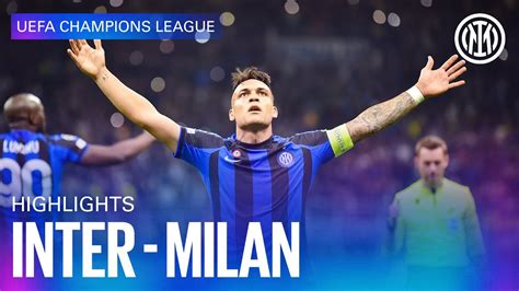 Inter Milan Highlights Uefa Champions League Youtube