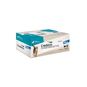 CREDELIO GATOS 48mg 2 8kg 18cp Antiparasitario Externo