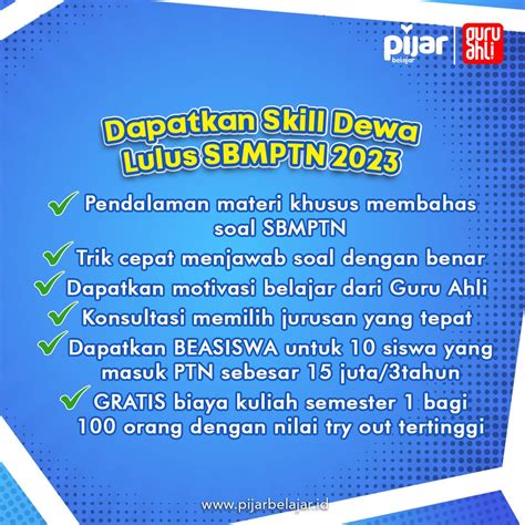 Yukbisamasukptn Bareng Pijar Belajar On Twitter Yukbisa Siapin Diri