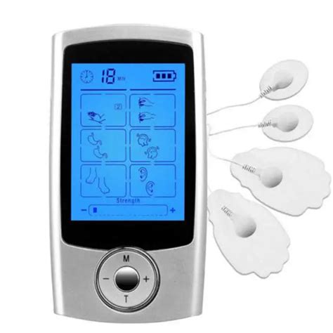 16 Mode Tens Digital Mini Electronic Pulse Massager Therapy Muscle Stimulator Weight Loss Body