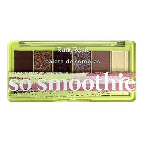 Paleta De Sombras So Smoothie Ruby Rose Love Store Makeup A Sua