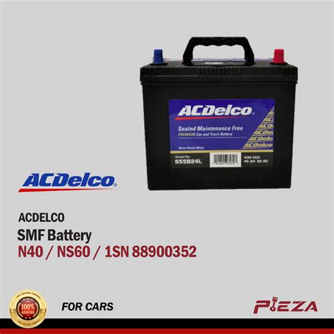 Acdelco Smf Battery — N40 Ns60 1sn 88900352 Pieza Automotive Ph